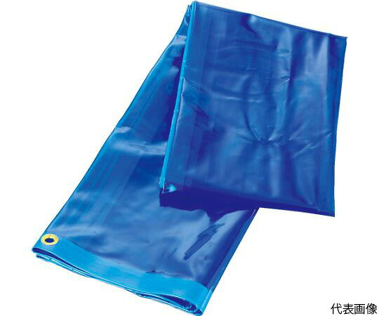 店内全品ポイント5倍★要エントリー★トラスコ中山 溶接遮光シートのみ　0.35T&times;W1470&times;H1470　青 D15-3-B 1枚｜Shop de clinic店
