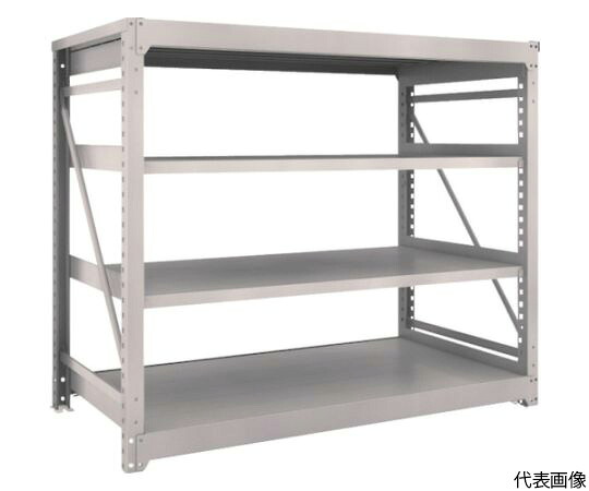トラスコ中山 M10型重量棚　1800X900XH1500　4段　単体　ネオグレー M10-5694 NG 1台
