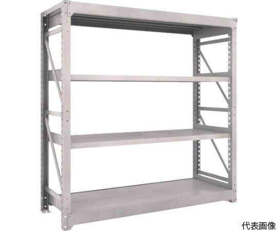 店内全品ポイント5倍★要エントリー★トラスコ中山 M10型重量棚 1800X620XH1800 4段 単体 ネオグレー M10-6664 NG 1台|Shop de clinic店