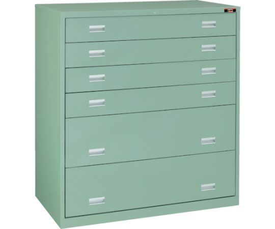 店内全品ポイント5倍★要エントリー★トラスコ中山 スリーロックワイドキャビネット 1200X650XH1300 6段 TWK-1207A 1台|Shop de clinic店