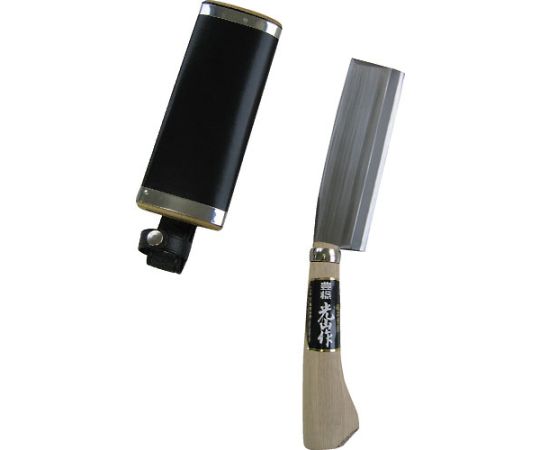 豊稔企販 光山作　安来鋼青紙付　片刃腰鉈165mm HT-3516 1丁