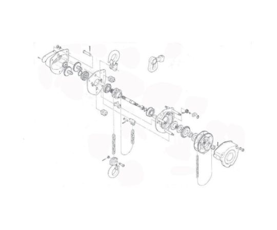 店内全品ポイント5倍★要エントリー★KITO チェーンブロック マイティM3形 CB020用部品 下フック1式 C3BA020-10214 1個|Shop de clinic店