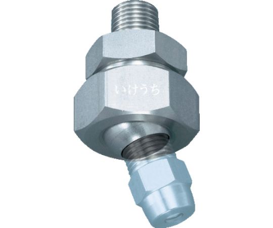 店内全品ポイント5倍★要エントリー★いけうち ボールジョイント UTシリーズ ステンレス鋼303製 ネジ1/4オス×1/4メス UT1/4MX1/4FS303 1個|Shop de clinic店