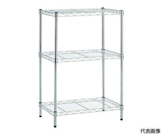 店内全品ポイント5倍★要エントリー★トラスコ中山 SUSメッシュ棚用柱セット　H830　4本入 TSM19-H830-4S 1セット(4本入)｜Shop de clinic店