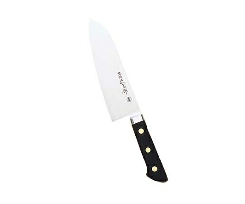 正広 正広作 日本鋼 左きき用 ツバ付 三徳 17.5cm 3809380 1個