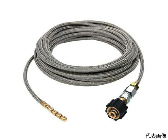 店内全品ポイント5倍★要エントリー★アサダ SUS洗管ホース　8/60・8.5/60用　20m　Qカプラ R10610 1本｜Shop de clinic店