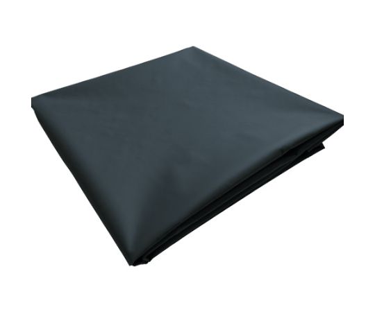 トラスコ中山 ターポリンシート　ブラック　1800X1800　0.35mm厚 TPS1818-BK 1枚