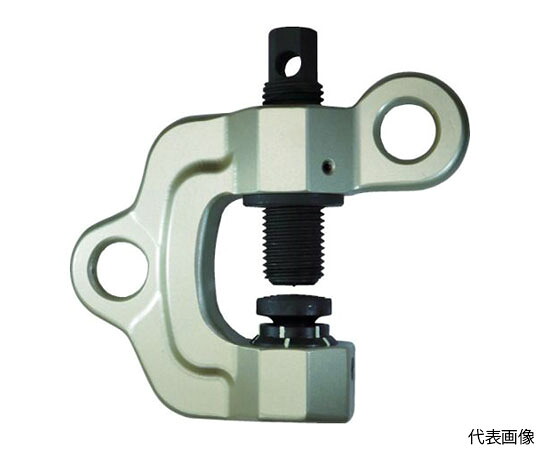スーパーツール ねじ式クランプ スクリューカムクランプ(ダブル・アイ型)ツイストカム式 基本使用荷重2t 17×21両口ラチェットレンチショートタイプ付 SWC2S 1台