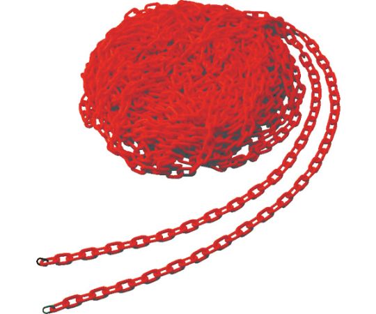 トラスコ中山 プラチェーン　6MMX30M　レッド TPC-6R 1巻