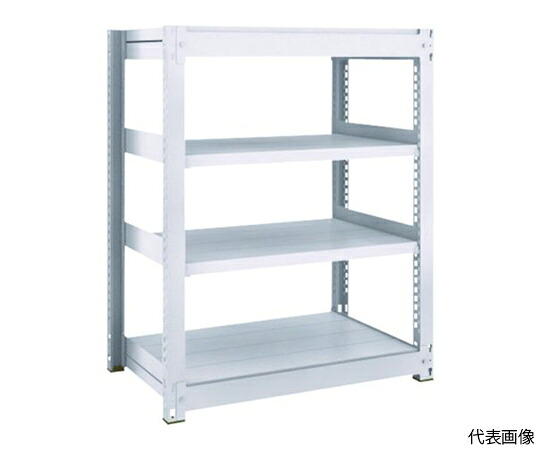 店内全品ポイント5倍★要エントリー★トラスコ中山 TUG型中量ボルトレス棚 450kg 単体型 955×776×H1200 4段 TUG450-43J-4 1台|Shop de clinic店