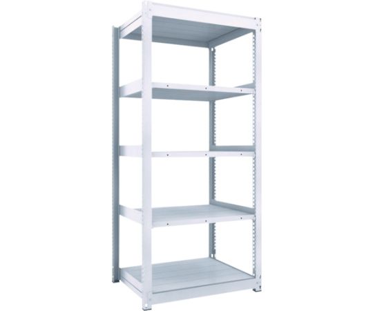 店内全品ポイント5倍★要エントリー★トラスコ中山 TUG型中量棚450kg　単体　955X776XH2100　5段 TUG450-73J-5 1台｜Shop de clinic店