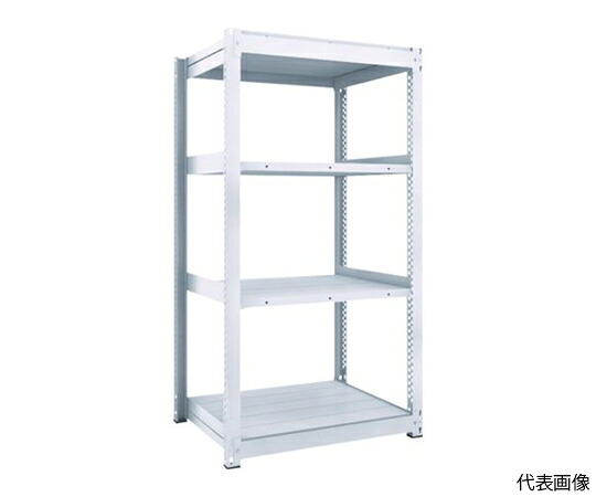 店内全品ポイント5倍★要エントリー★トラスコ中山 TUG型中量棚600kg 単体型 955X476XH1800 4段 TUG600-63S-4 1台|Shop de clinic店