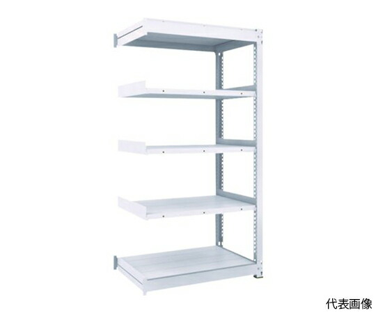 店内全品ポイント5倍★要エントリー★トラスコ中山 TUG型中量ボルトレス棚 300kg 連結型 1500&times;476&times;H1800 5段 TUG300-65S-5B 1台｜Shop de clinic店