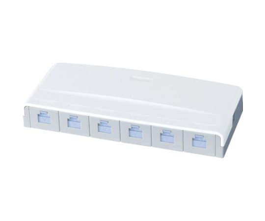 パナソニック ぐっとすシリーズ情報モジュラジャック　CAT6　露出6コ口 NR3176 1個