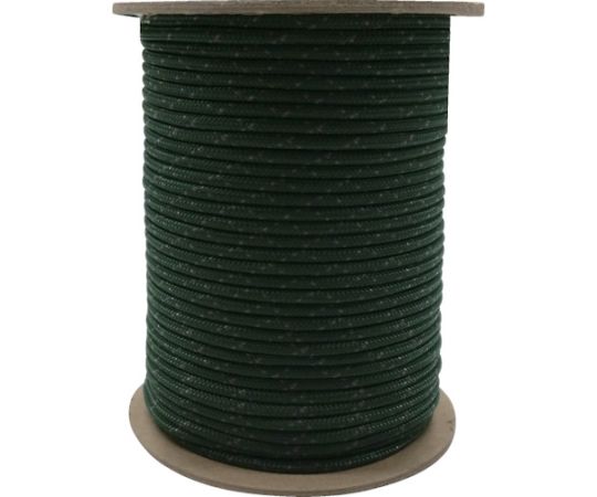 ユタカメイク 豪然たる色合い吊りひも 4mm×100m（緑） PSCC-416 1巻