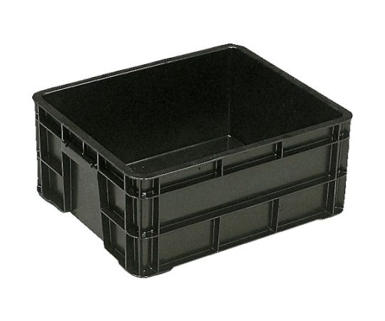 岐阜プラスチック工業 BE型導電性入れもの 132532 入れものB-40導電黒いこと BE-40 1個