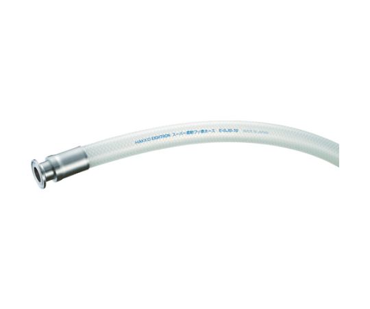 トラスコ中山 フェルール継手スーパー柔軟フッ素ホース　Φ19X15AX1m TE-SJB-19-F15A-1 1本