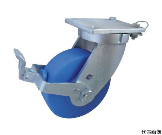 ヨドノ 超重量用MCナイロンキャスター自在車ストッパー・旋回ロック付 HDMCJ150STTL 1個