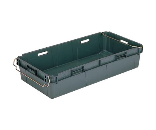 岐阜プラスチック工業 一部分ボックス席 HB型容れもの 440194 P-200 電気容量95L 薄墨色 P-200 GY 1個