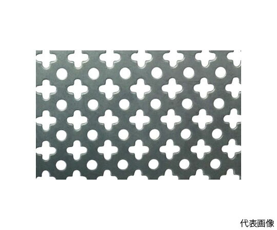 奥谷金網製造所 鉄パンチングメタル 2.3T×丸十 914×914 PM-SPH-T2.30+-914X914 1枚 花・ガーデン・DIY-その他