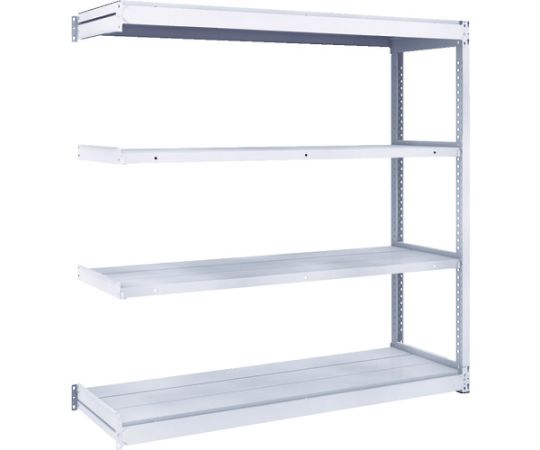 店内全品ポイント5倍★要エントリー★トラスコ中山 TUG型軽中量棚200kg連結　1540X474XH1500　4段 TUG200-55S-4B 1台｜Shop de clinic店 27,094円