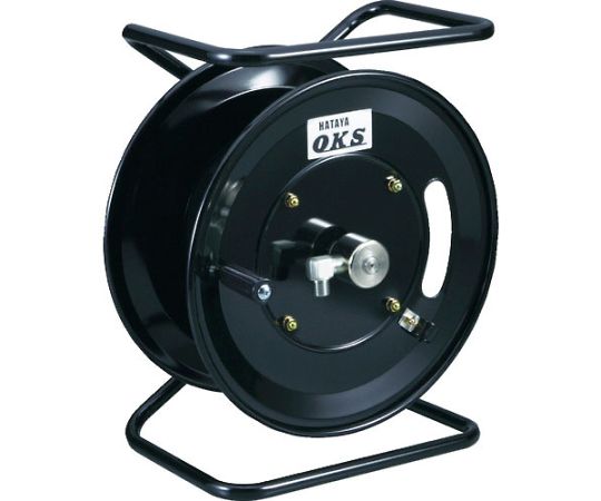 ハタヤリミテッド 高圧ホースリール　耐圧20.5MPa　手動巻移動スタンド型（ホースなし） HSP-12MS 1台