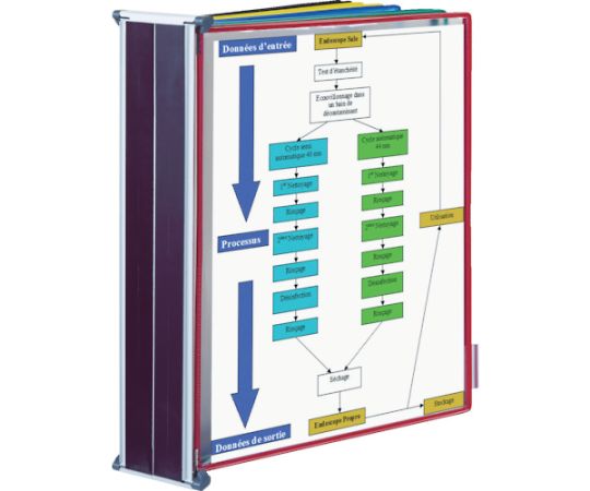 tarifold VEO 張りつける用整理保存用具照明ランプ 磁石手合い A3×10 413609 1個