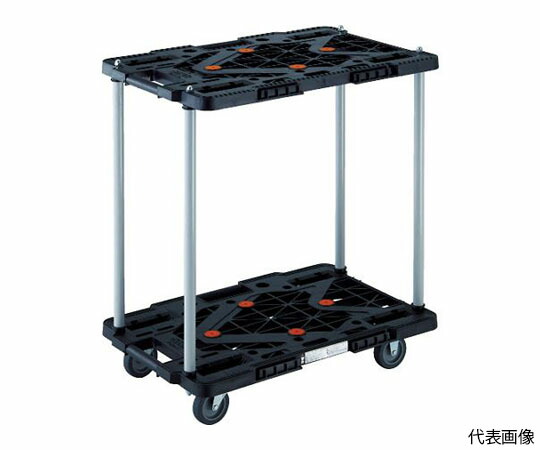 トラスコ中山 2段式ルートバン　600X400　ハンドル無　青 MPK-6020-B 1台