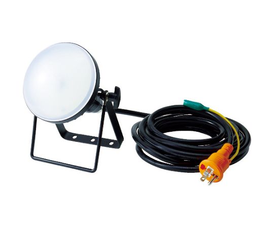 トラスコ中山 LED投光器　DELKURO　20W　10m　アース付　2芯3芯両用タイプ RTLE-210EP 1台