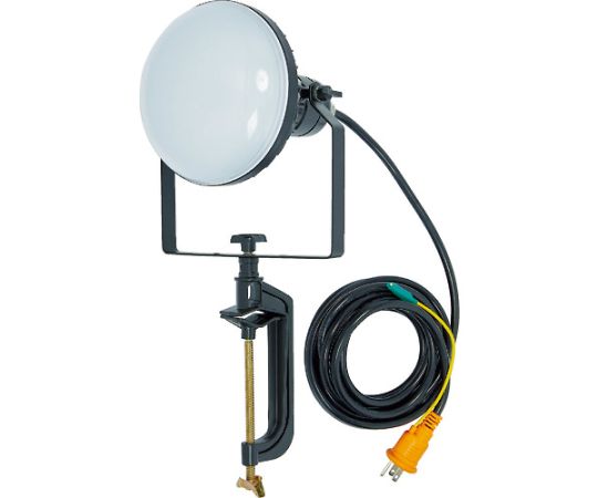 トラスコ中山 LED投光照明器 DELKURO バイスタイプ 50W 10m 地びた付 2芯3芯両用印字機 RTLE-510EP-V 1台 作業灯・投光器-DIY・工具-花・ガーデン・DIY
