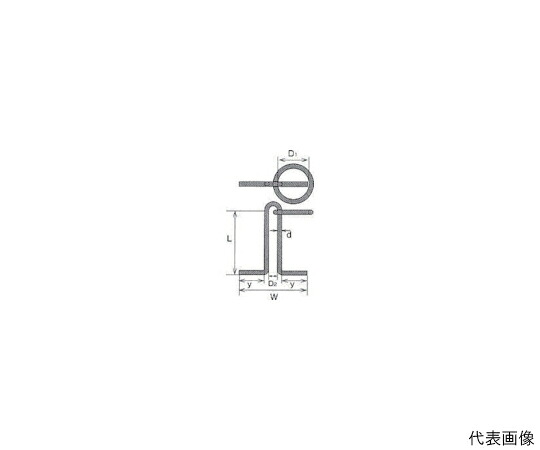 水本機械製作所 ステンレス　係船環MR型　リング内径200mm MR25 1個