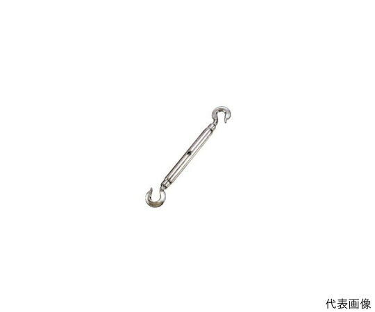 店内全品ポイント5倍★要エントリー★水本機械製作所 ステンレス パイプターンバックル(フック&フック) 捻子径5分 TBP16H 1個|Shop de clinic店