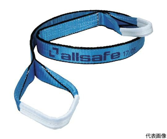 allsafe オールセーフスリングベルト3E25x6m　スカイブルー AS3E25-60 1本