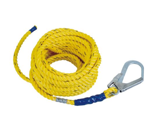 藤井電工 支柱用親綱ロープ　仮設工業会認定品15M用 HR-15-TP 1本