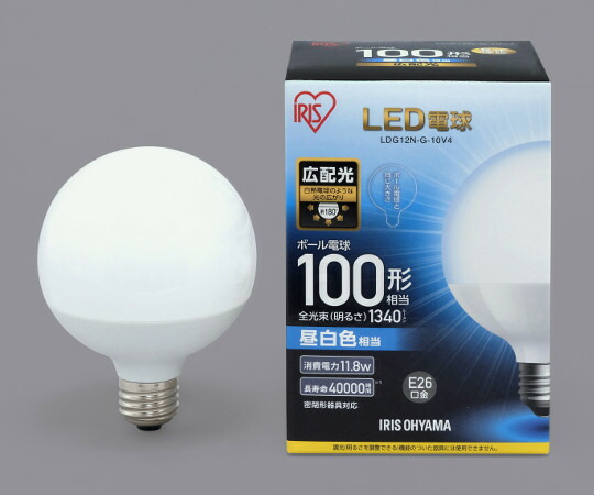 楽天市場】アイリスオーヤマ LDG7N-G-6V4 LED電球 ボール球形 60W相当