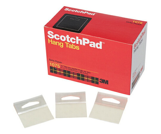 スリーエム Scotchpad ハング溜め桶 三角洲 1075 1箱（50枚入） H/T 1075 50P 1箱(50枚入)