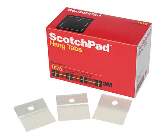 スリーエム Scotchpad ハング溜め桶 ラウンド 1076 1箱（50枚入） H/T 1076 50P 1箱(50枚入)