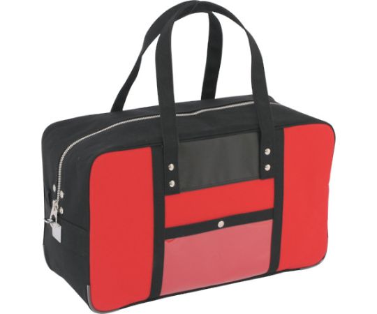 三栄産業 帆布メール用ボストン（L）馬蹄錠金具付　赤 BTL-U-02 1個