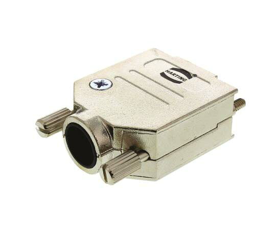 Harting D-subコネクタ用バックシェル D-sub シリーズ ストレート 9 極 メタル 1箱（10個入） 09670090343 1箱(10個入)