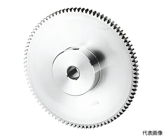 協育歯車工業 平歯車 形状B1 モジュール0.8 歯数72 歯幅5mm 穴径Φ8mm S80SU 72B-A-0508 1個