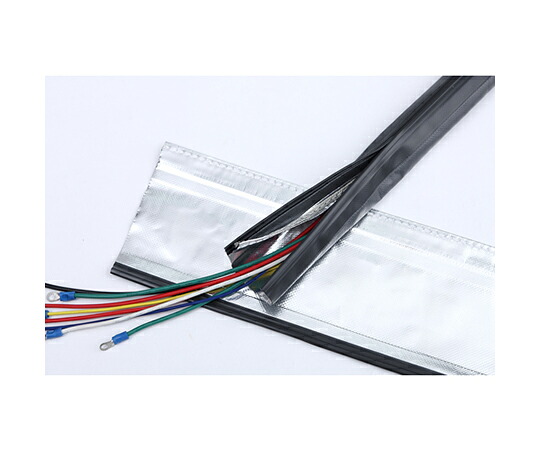 トラスコ中山 電磁波シールド結束チューブ　ジッパータイプ　30Φ10m SHNF-30-10-R2 1巻