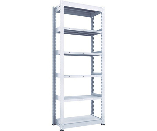 店内全品ポイント5倍★要エントリー★トラスコ中山 TUG型中量ボルトレス棚 600kg 単体型 955&times;476&times;H2400 6段 TUG600-83S-6 1台｜Shop de clinic店