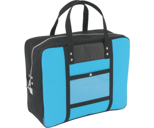 三栄産業 帆布メール用ボストン（LL）馬蹄錠金具付 ブルー BTLL-U-09 1個