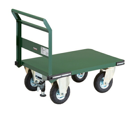 店内全品ポイント5倍★要エントリー★トラスコ中山 鋼鉄製運搬車 900X600 プレス製空気入タイヤ Lストッパー付 PH-2-ARSS 1台|Shop de clinic店