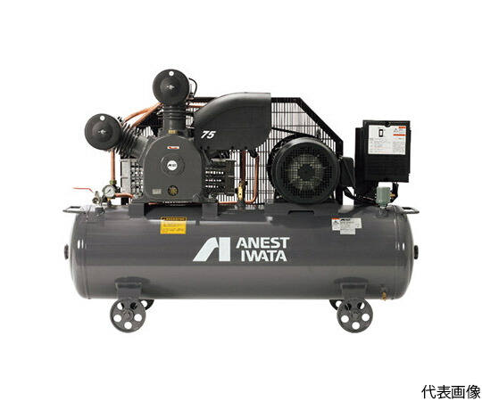 アネスト岩田 レシプロコンプレッサー（給油式） （タンクマウント・オイルタイプ） 60Hz 2.2kW 吐出圧力1.15～1.4MPa TLP22EG-14M6 1台