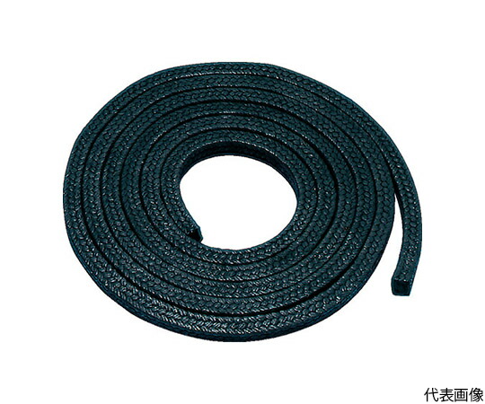 ニチアス TOMBO No.9039 カーボン衣料繊維パッキン □6.4mm×3m TOMBO NO.9039-6.4 1巻