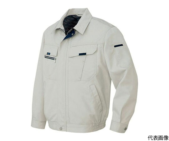 店内全品ポイント5倍★要エントリー★アイトス 長袖サマーブルゾン（男女兼用）　グレー　6L 9031-004-6L 1着｜Shop de clinic店 7,686円