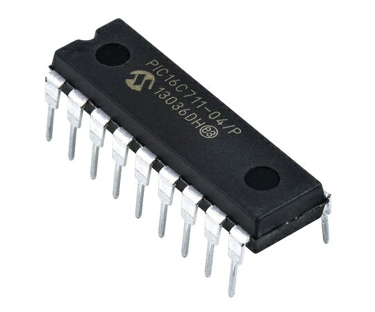 Microchip マイコン PIC 8ビット RISC 18-Pin PDIP 1セット（25個入） PIC16C711-04/P 1セット(25個入)