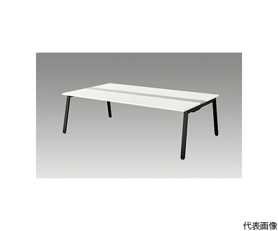 【大型商品代引不可】ナイキ（NAIKI） 大型ベンチテーブル　（基本型）　（両面タイプ） RXFN2414K-BH 1台