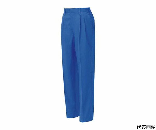アイトス レディースシャーリングパンツ（2タック）　ロイヤルブルー　L 5363-006-L 1着